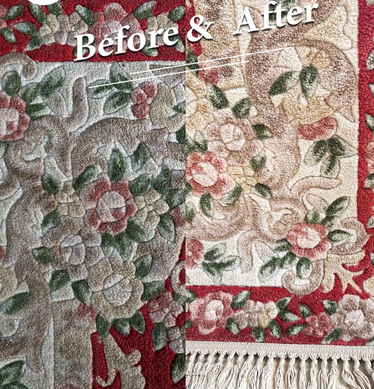 Example of similar Deep Steam work: In-Plant Rug Cleaning for a Christiana Home