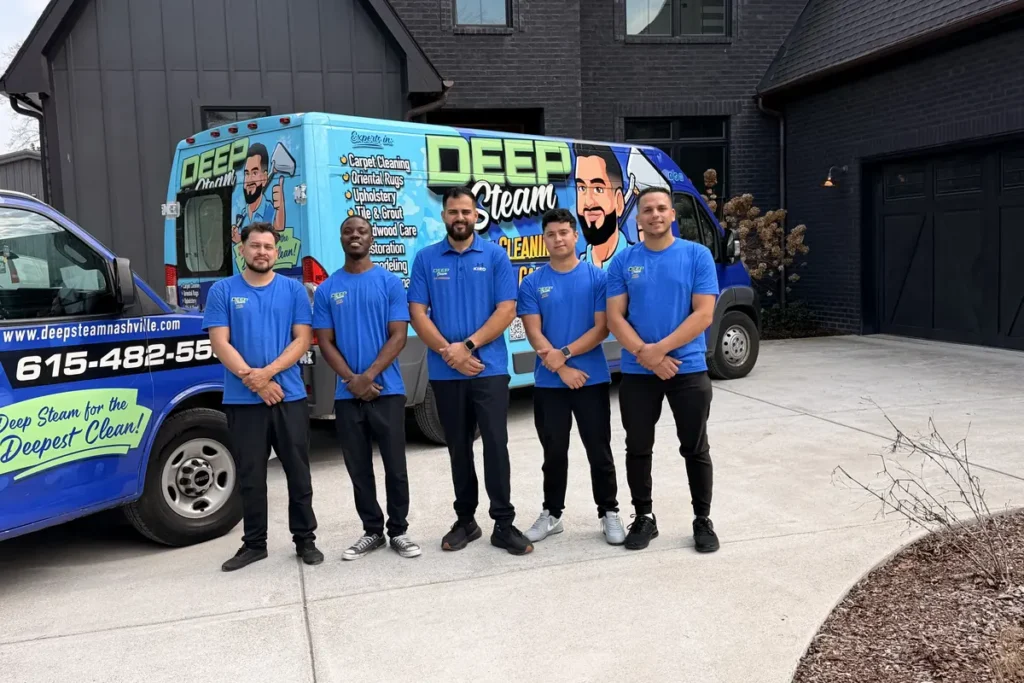 The Deep Steam crew with one of our trucks